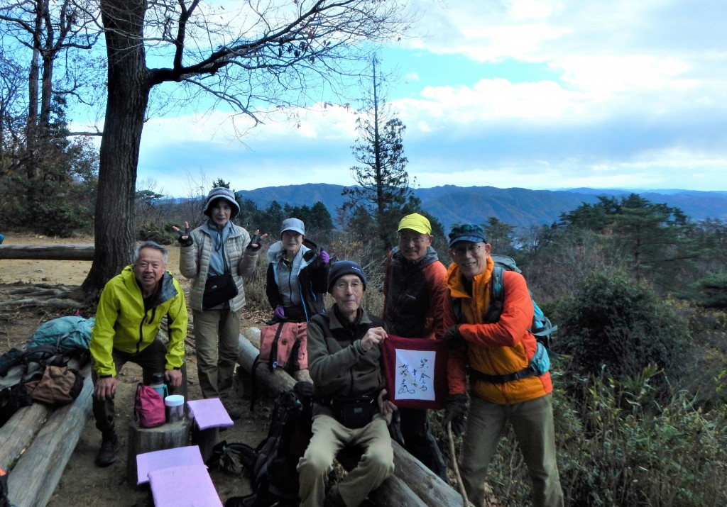 大文字山山頂(2022年12月14日）